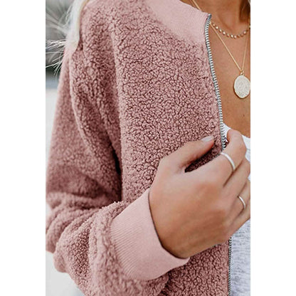 Women's Sherpa Fleece Jacket DailySale