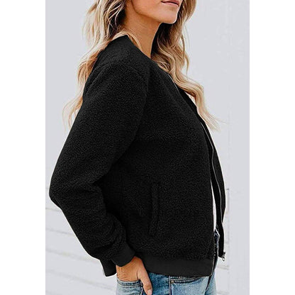 Women's Sherpa Fleece Jacket DailySale