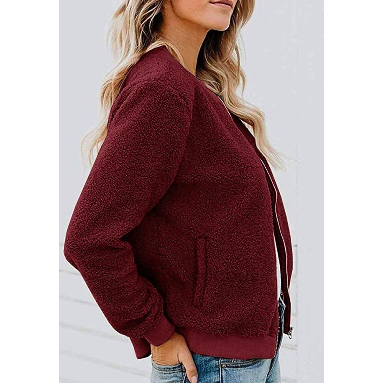 Women's Sherpa Fleece Jacket DailySale