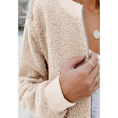 Women's Sherpa Fleece Jacket DailySale