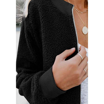 Women's Sherpa Fleece Jacket DailySale