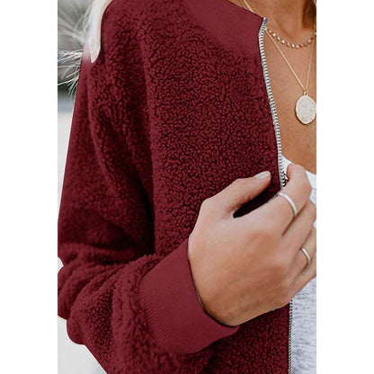 Women's Sherpa Fleece Jacket DailySale