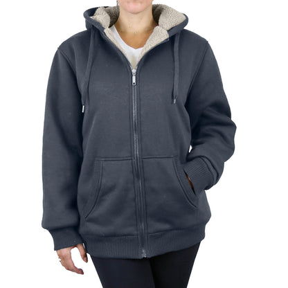 Women's Sherpa Hoodie, Hat and Thermal Socks Gift Set DailySale