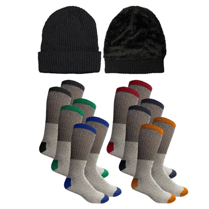 Women's Sherpa Hoodie, Hat and Thermal Socks Gift Set DailySale