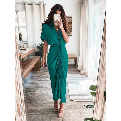 Women's Shirt Maxi Long Dress DailySale