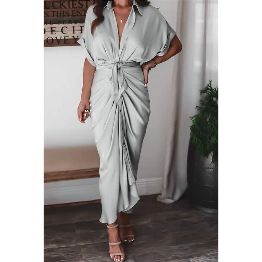Women's Shirt Maxi Long Dress DailySale