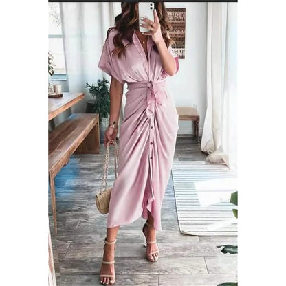 Women's Shirt Maxi Long Dress DailySale