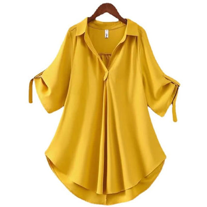 Women's Shirt Solid Color Top DailySale