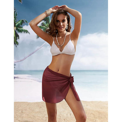Women's Short Sarongs Beach Wrap DailySale