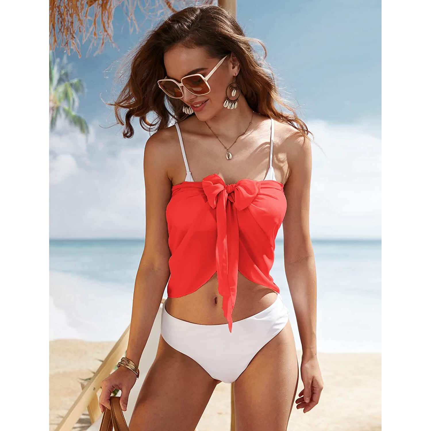 Women's Short Sarongs Beach Wrap DailySale