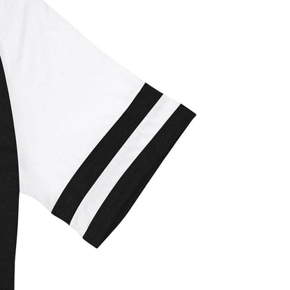 Womens Short Sleeve Shirts Crew Neck Color Block DailySale