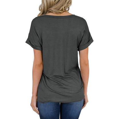 Women's Short Sleeve Shirts Summer Loose Casual T-Shirt Tops DailySale