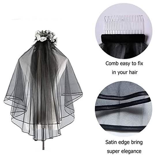 Women's Simple Bridal Veil with Comb DailySale