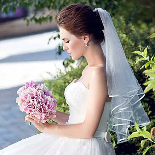 Women's Simple Bridal Veil with Comb DailySale