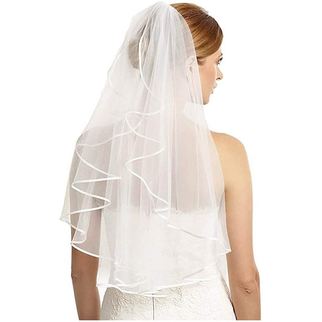 Women's Simple Bridal Veil with Comb DailySale