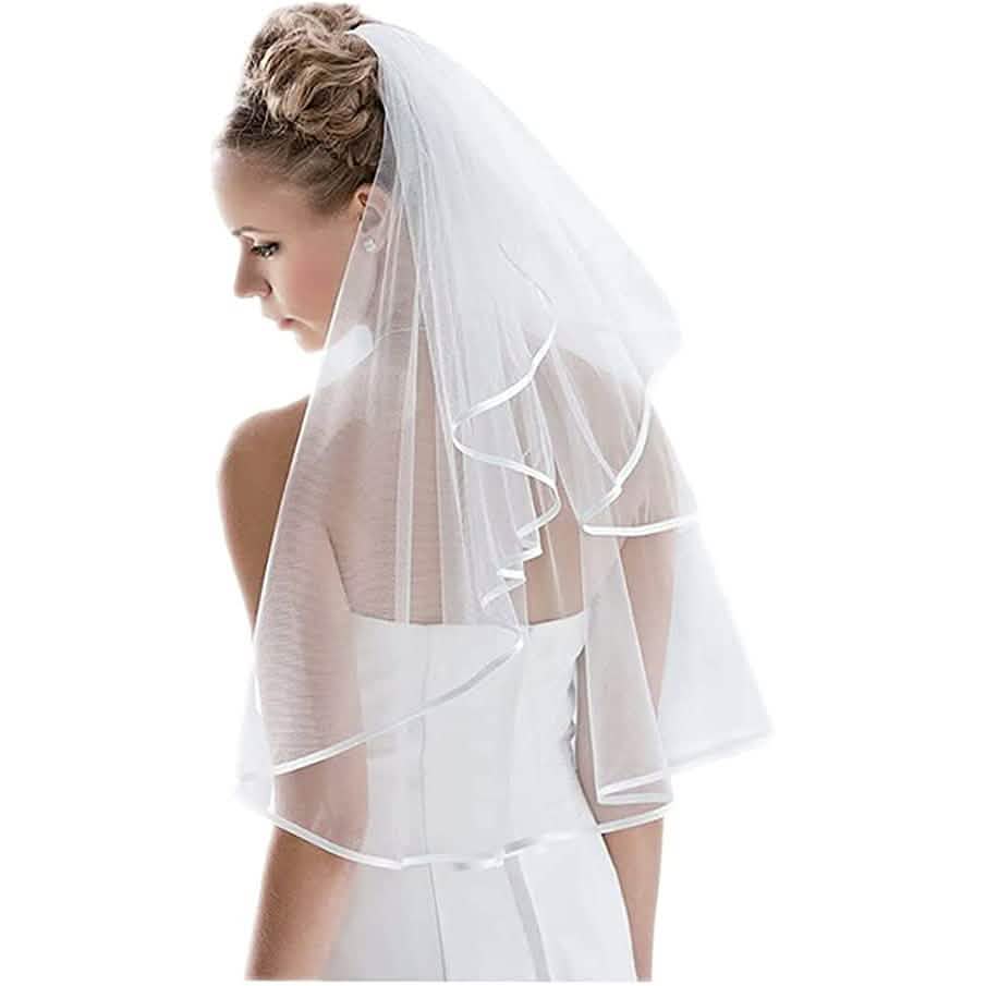 Women's Simple Bridal Veil with Comb DailySale