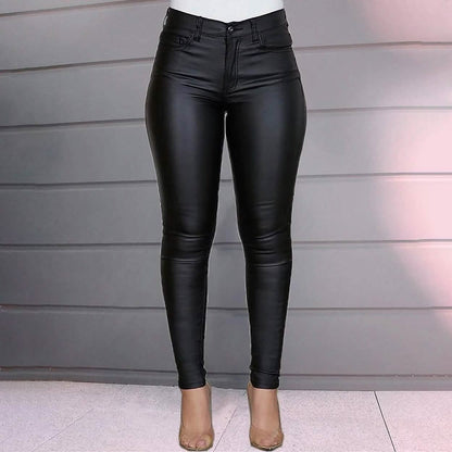 Women's Skinny Leather Pants DailySale