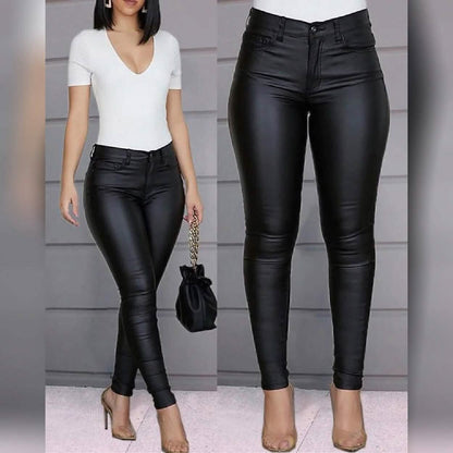 Women's Skinny Leather Pants DailySale