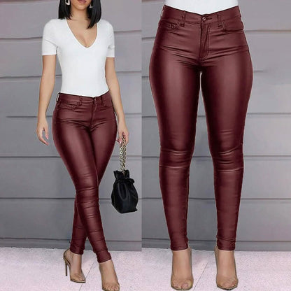 Women's Skinny Leather Pants DailySale
