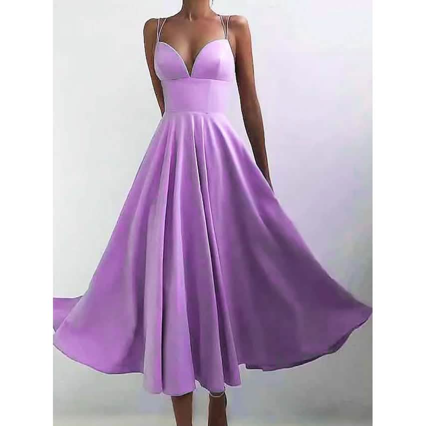 Women's Sleeveless Solid Color Open Back Maxi Dress DailySale