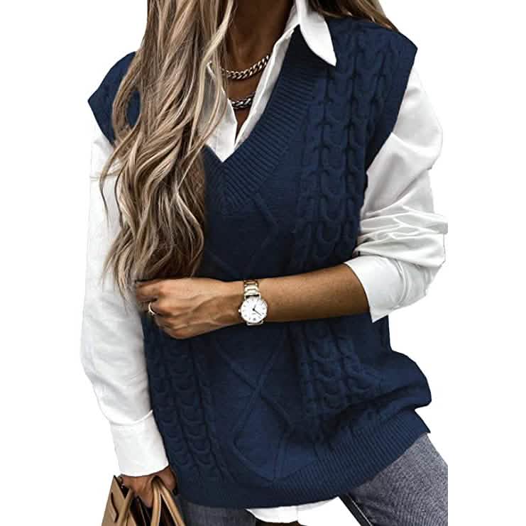 Women's Sleeveless Sweater Vest Top DailySale