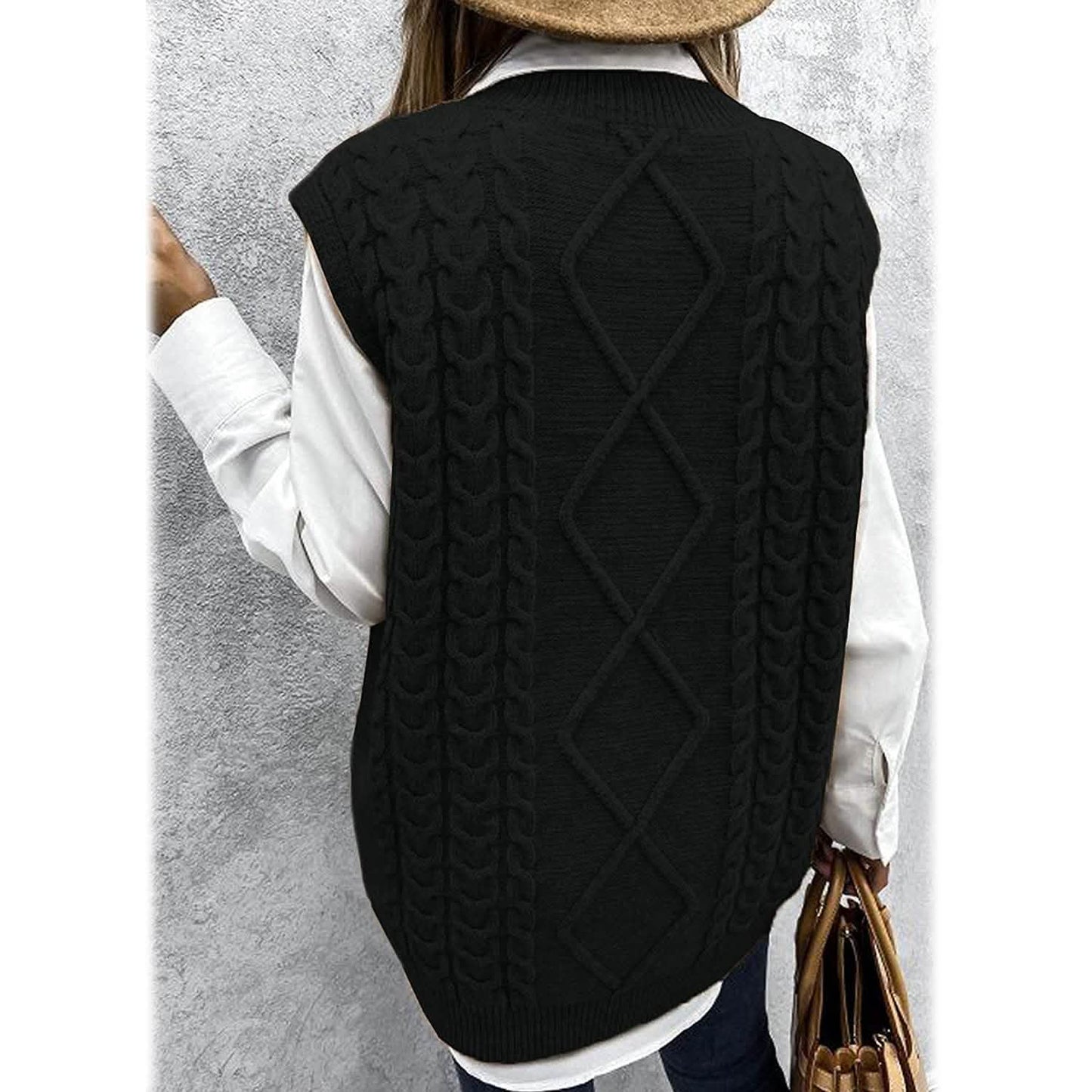 Women's Sleeveless Sweater Vest Top DailySale
