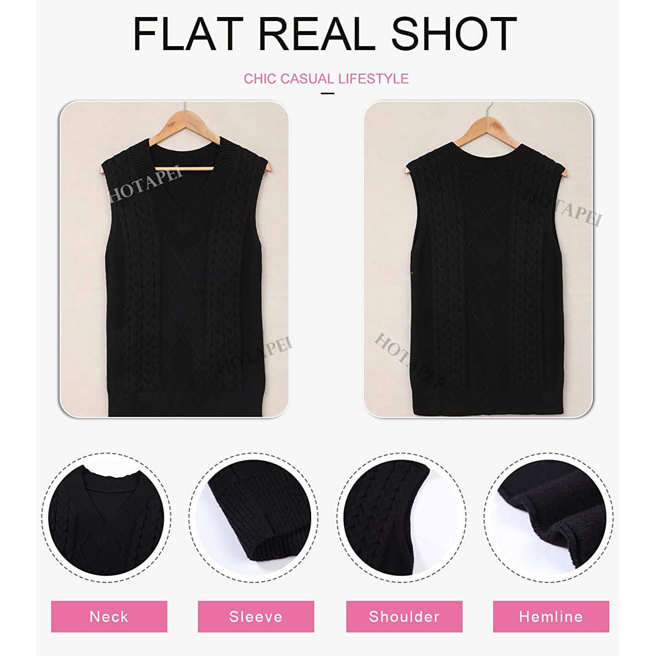 Women's Sleeveless Sweater Vest Top DailySale