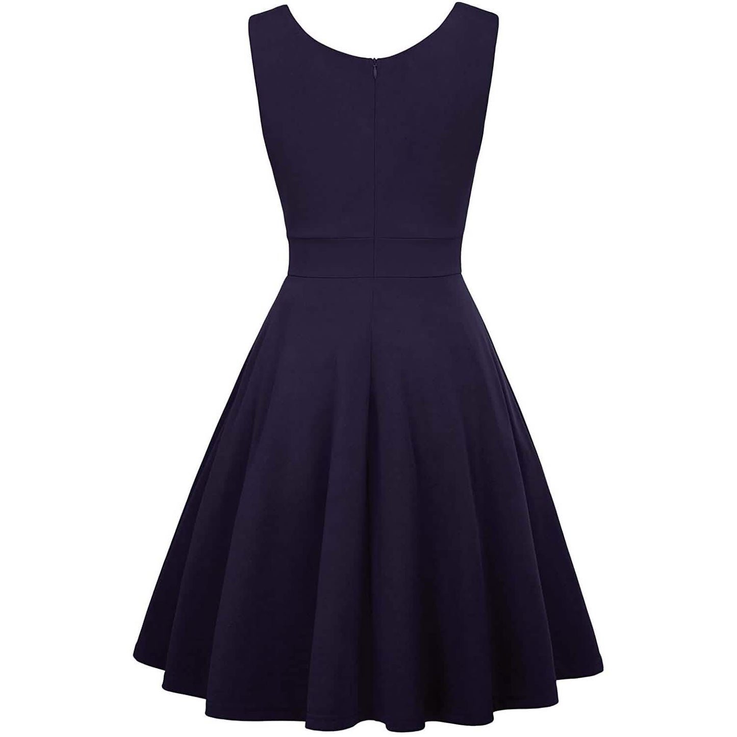 Women's Sleeveless Wrap V-Neck A-line Bridesmaid Cocktail Party Dress DailySale
