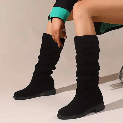 Women's Slouchy Mid Calf Boots DailySale