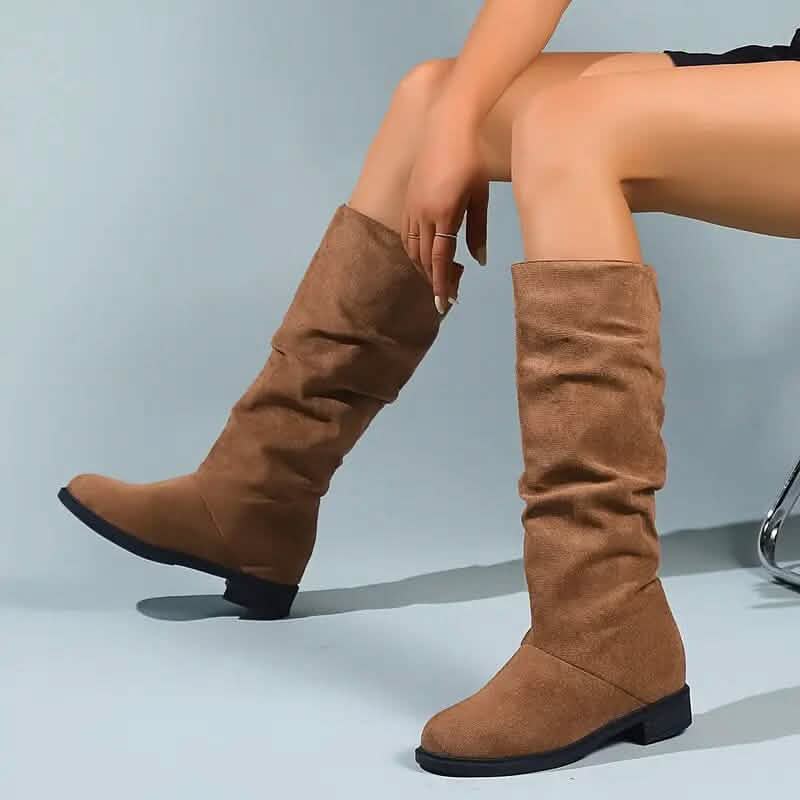 Women's Slouchy Mid Calf Boots DailySale