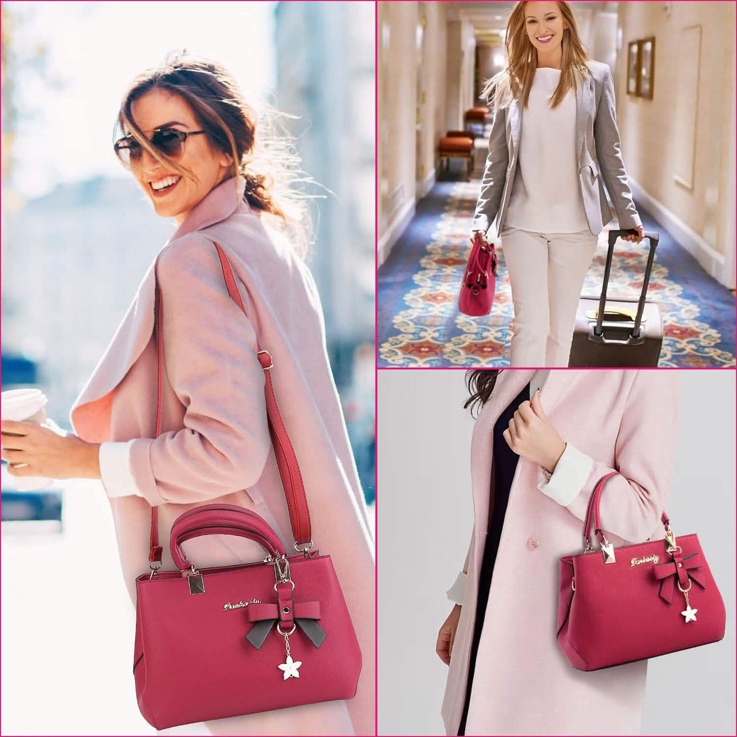 Women's Soft Leather Handbag Tote Shoulder Crossbody Bag DailySale