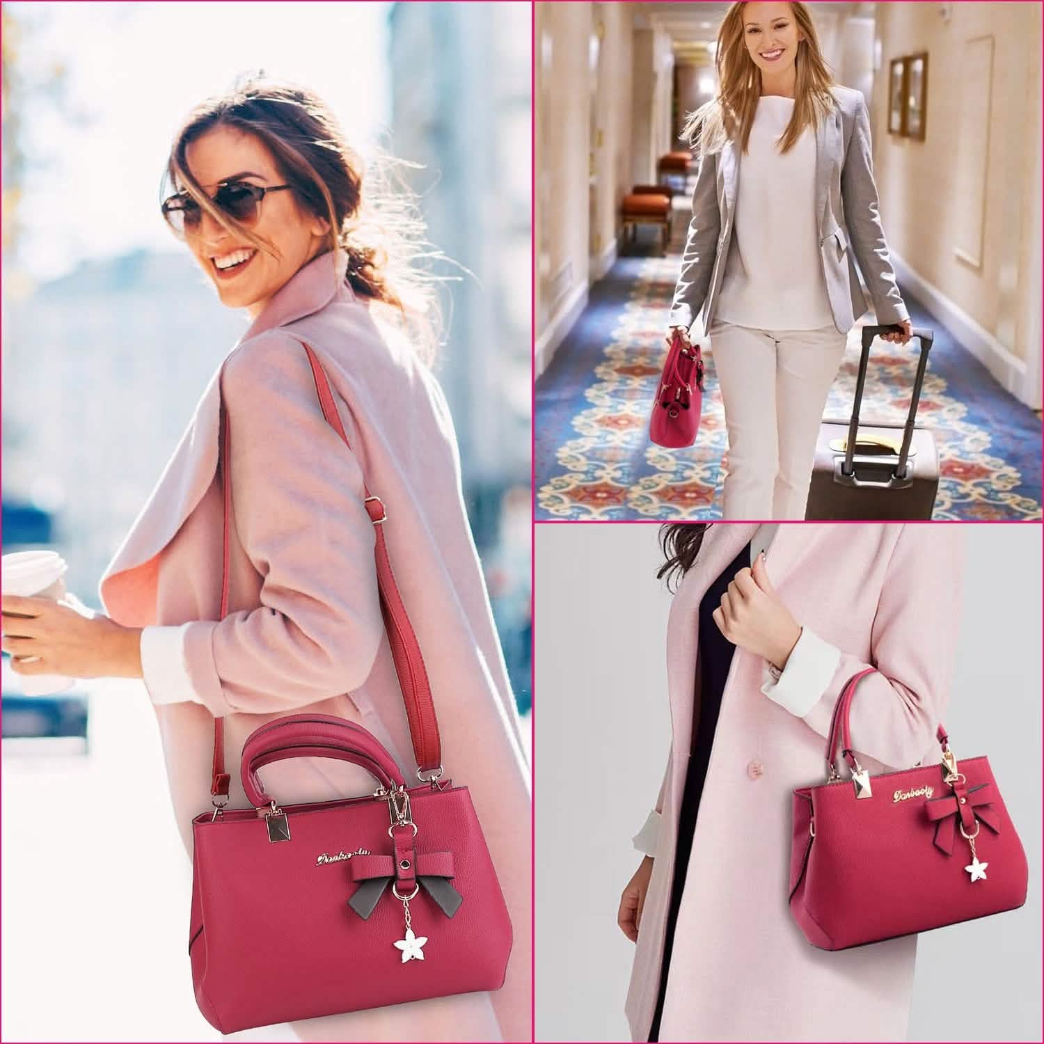 Women's Soft Leather Handbag Tote Shoulder Crossbody Bag DailySale