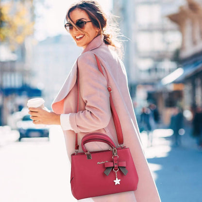 Women's Soft Leather Handbag Tote Shoulder Crossbody Bag DailySale