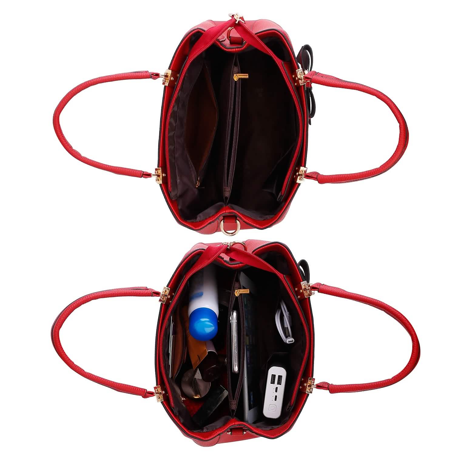 Women's Soft Leather Handbag Tote Shoulder Crossbody Bag DailySale