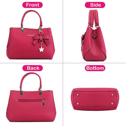 Women's Soft Leather Handbag Tote Shoulder Crossbody Bag DailySale