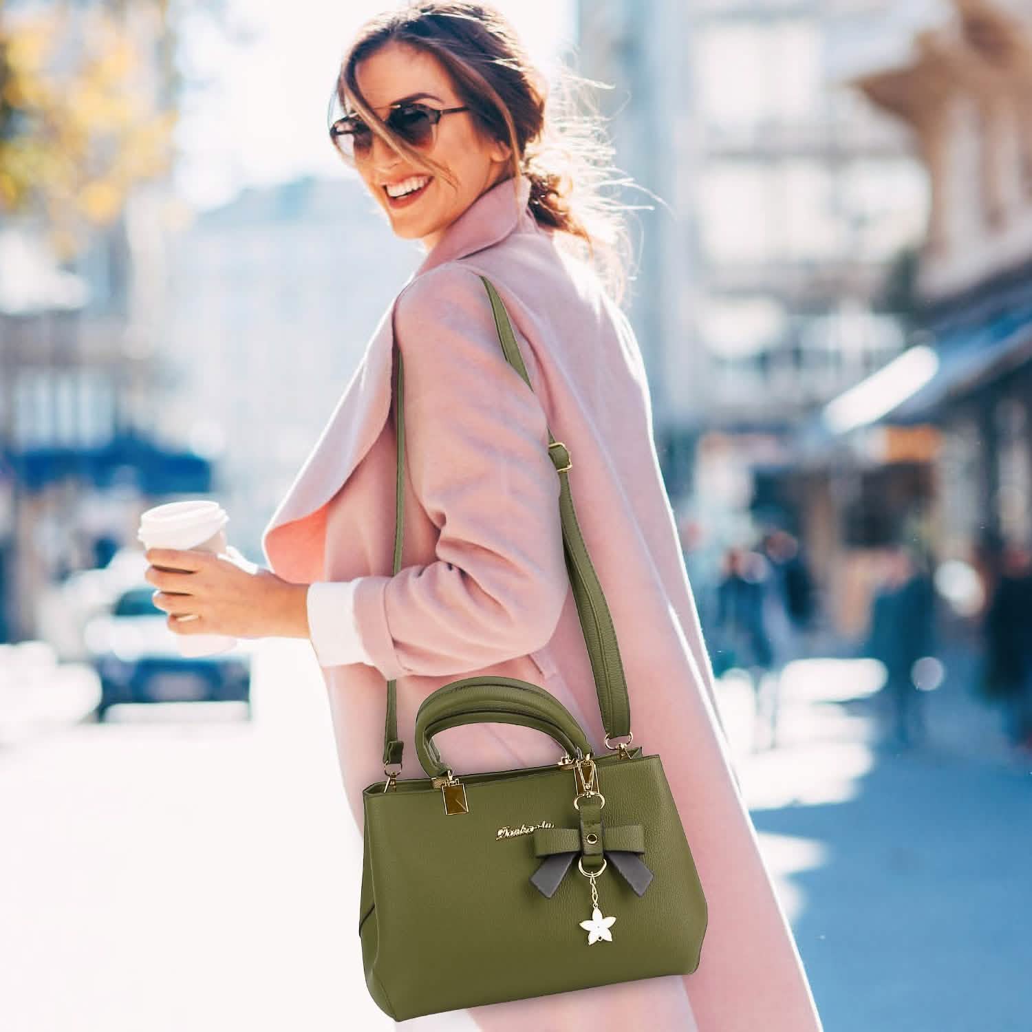 Women's Soft Leather Handbag Tote Shoulder Crossbody Bag DailySale