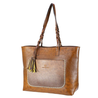 Women's Soft Leather Tote Bag DailySale