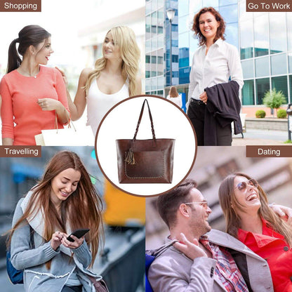 Women's Soft Leather Tote Bag DailySale
