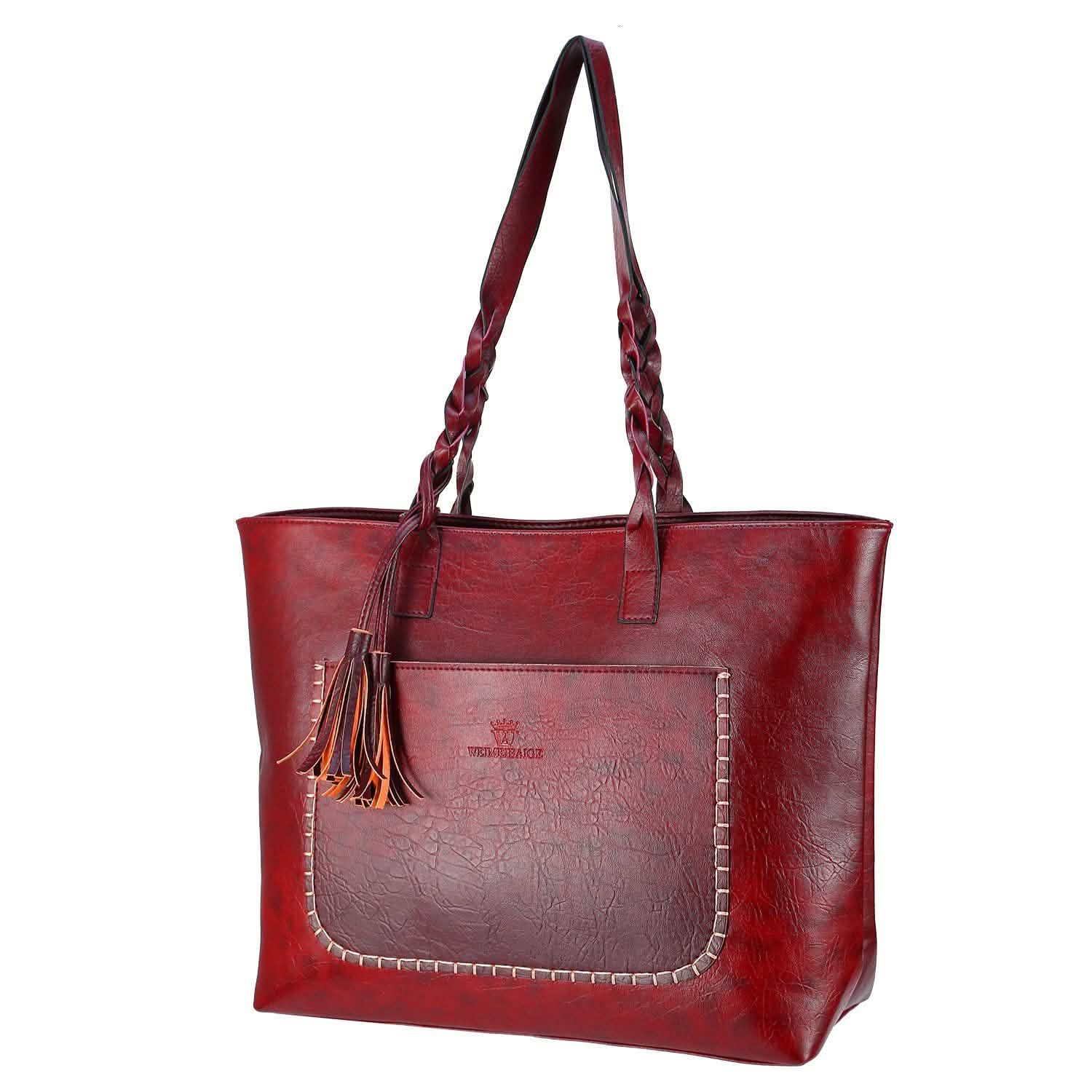 Women's Soft Leather Tote Bag DailySale