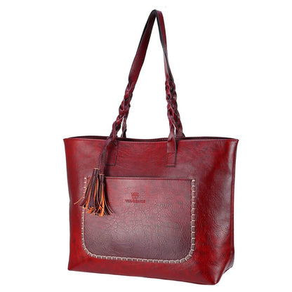 Women's Soft Leather Tote Bag DailySale