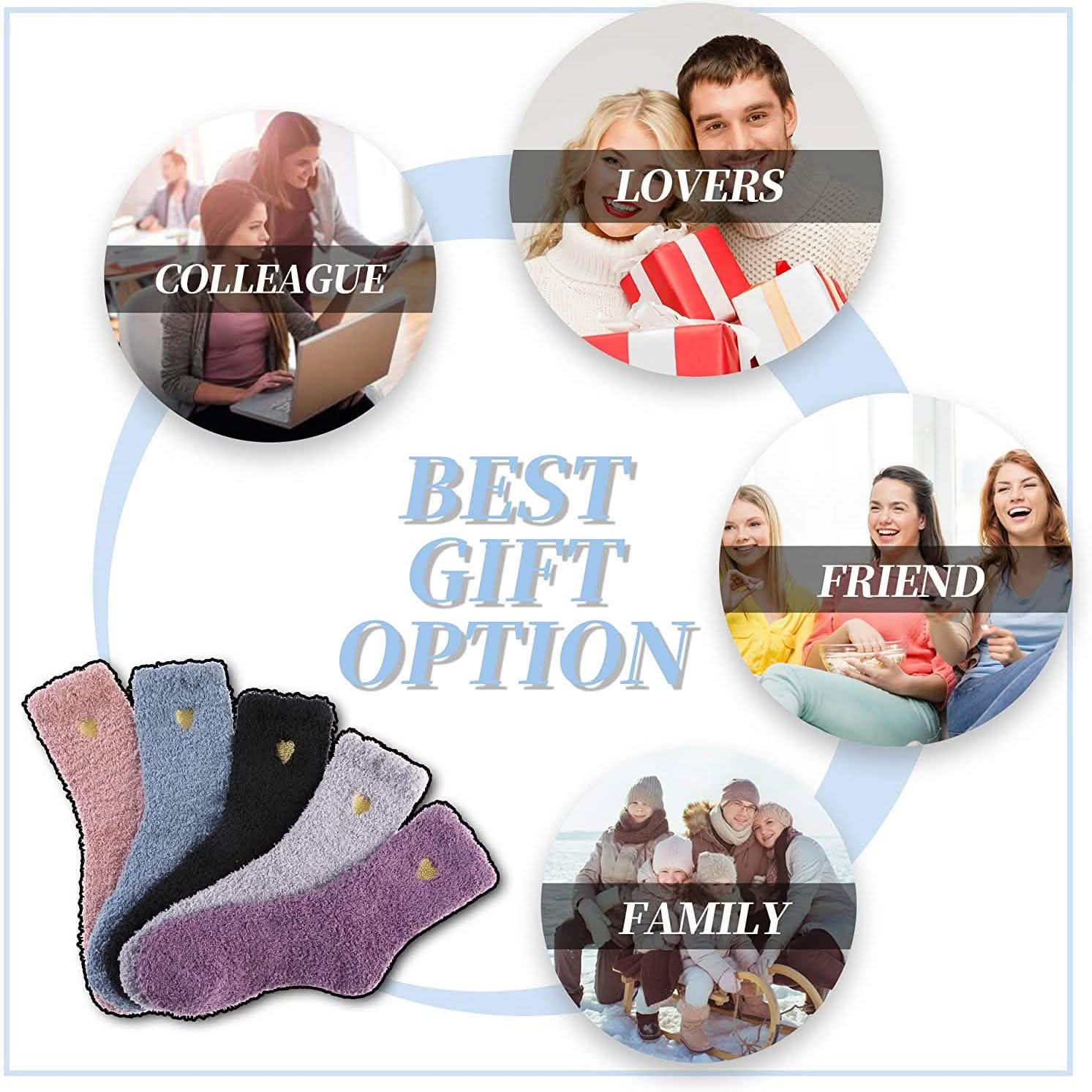 5-Pairs: Women's Soft Winter Warm Socks DailySale