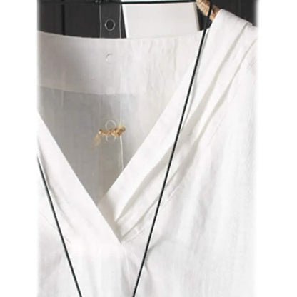 Women's Solid Half Sleeve V Neck Shirt Top DailySale