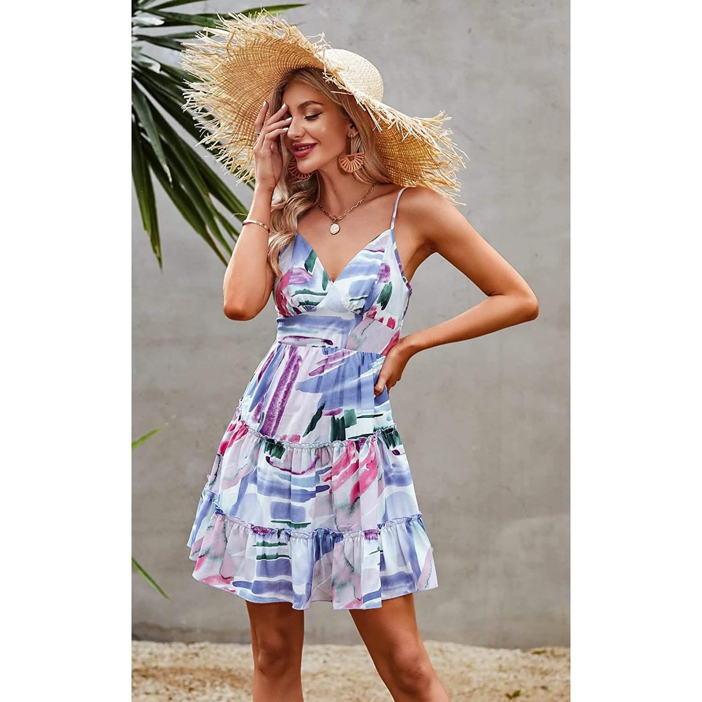 Women's Spaghetti Strap Backless Dress DailySale
