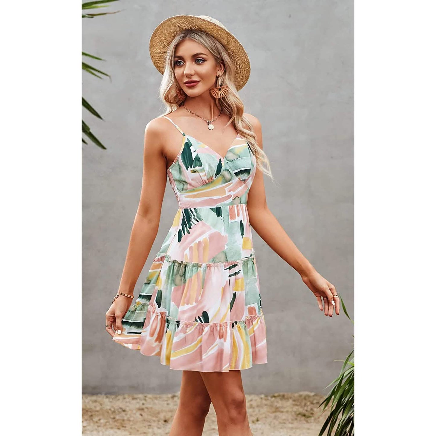 Women's Spaghetti Strap Backless Dress DailySale