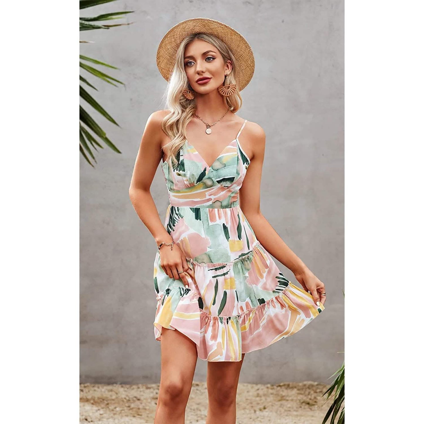 Women's Spaghetti Strap Backless Dress DailySale