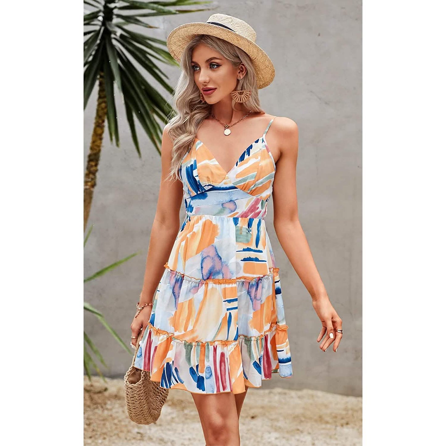 Women's Spaghetti Strap Backless Dress DailySale