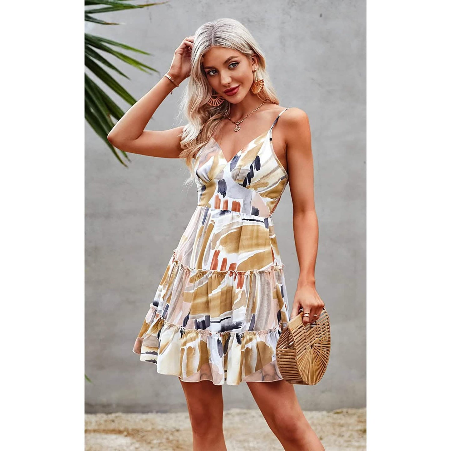 Women's Spaghetti Strap Backless Dress DailySale