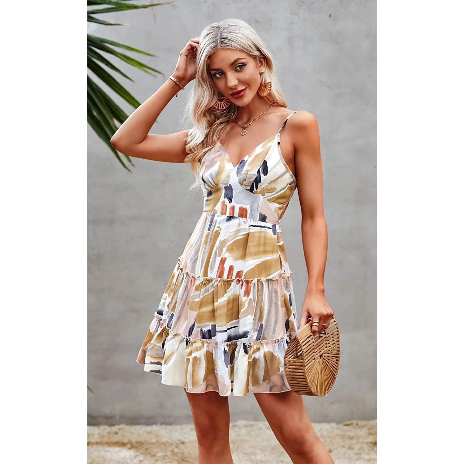 Women's Spaghetti Strap Backless Dress DailySale