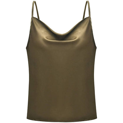 Women's Spaghetti Strap V-Neck Satin Suspender DailySale
