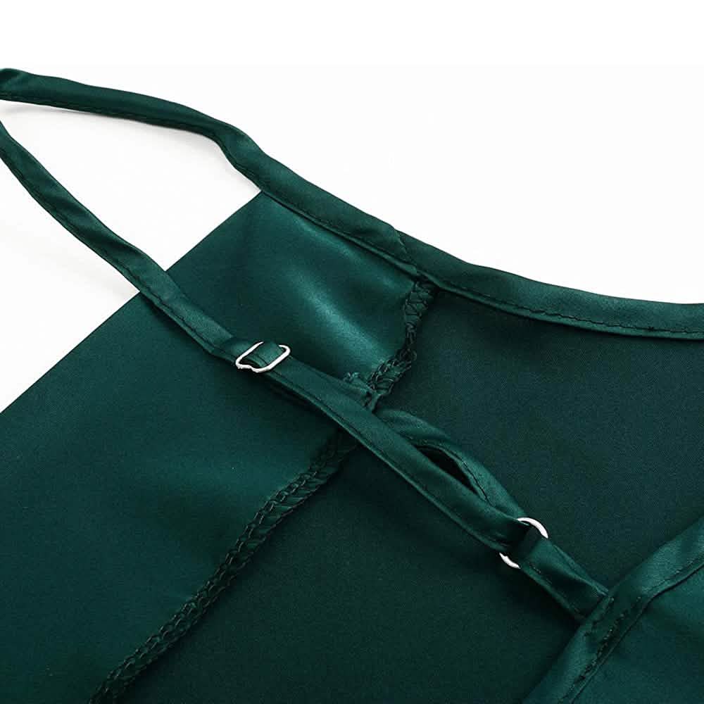 Women's Spaghetti Strap V-Neck Satin Suspender DailySale